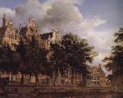 Jan van der Heyden Canal house France oil painting artist